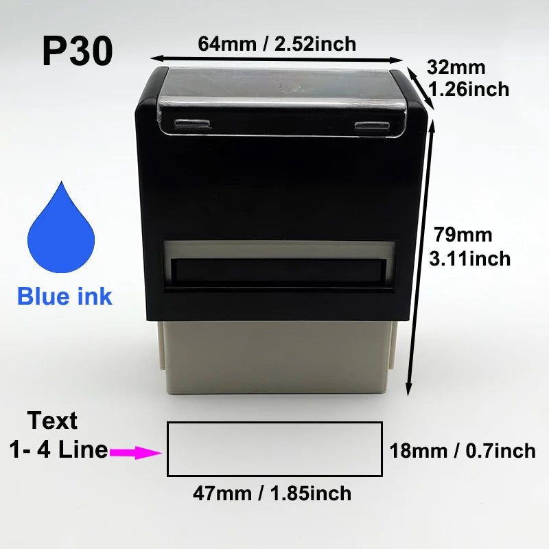 Custom Self-Inking Stamp Customized Self-Inking Rubber Stamps