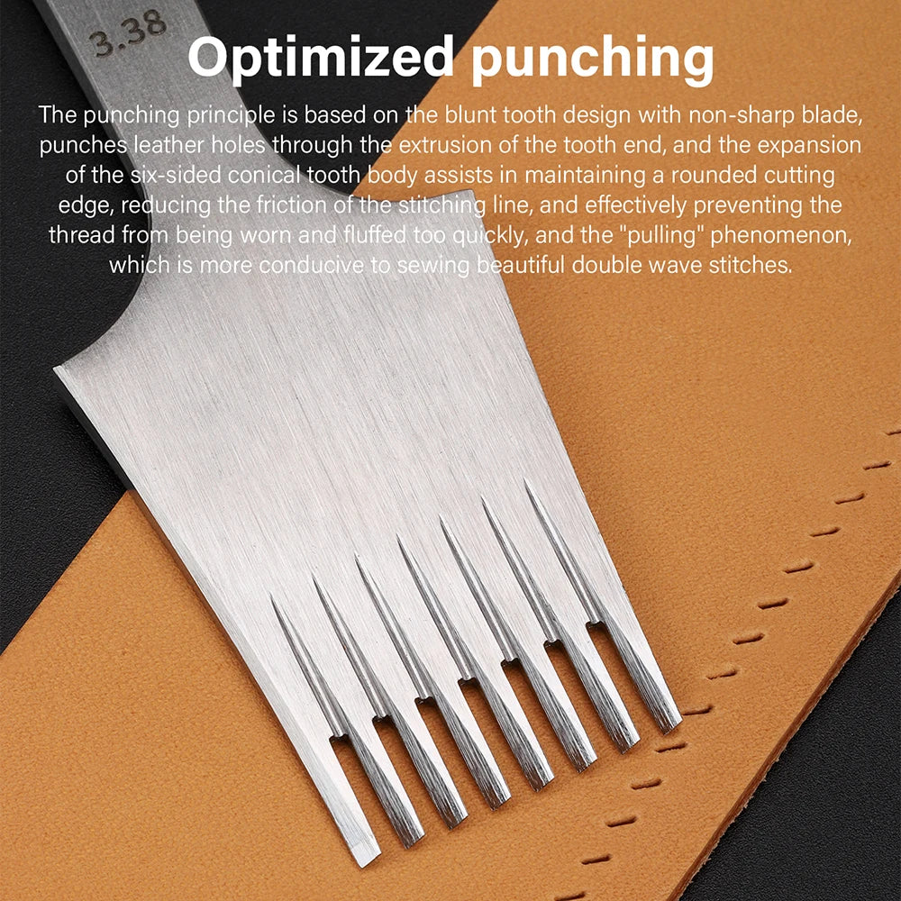 WUTA 1pc High Quality Sharp Leather Chisel French Style Punch