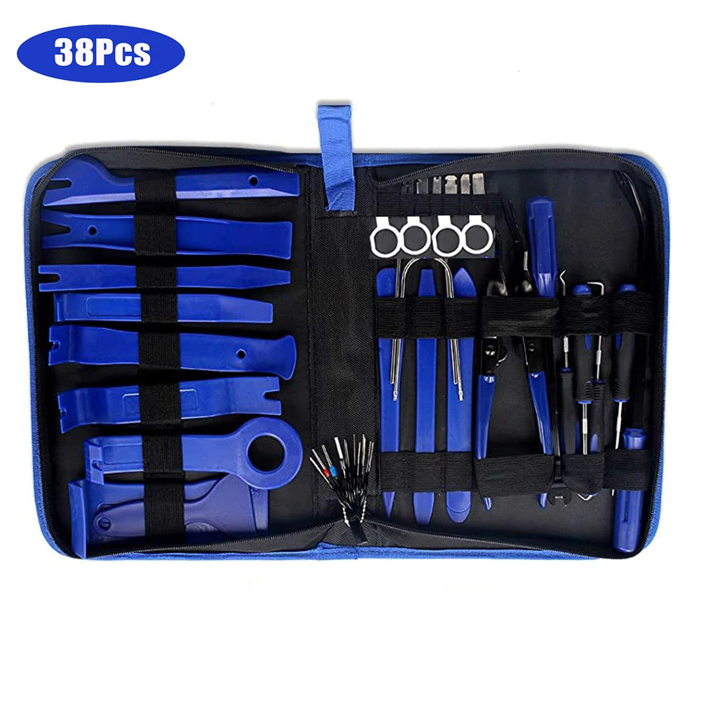 38Pcs Car Interior Disassembly Tool Plastic Panel Trim Removal Set