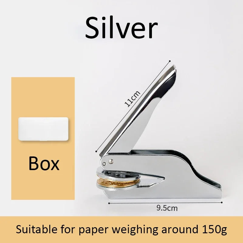 Logo Customized Embossed Stamp Emblem Embossing Machine