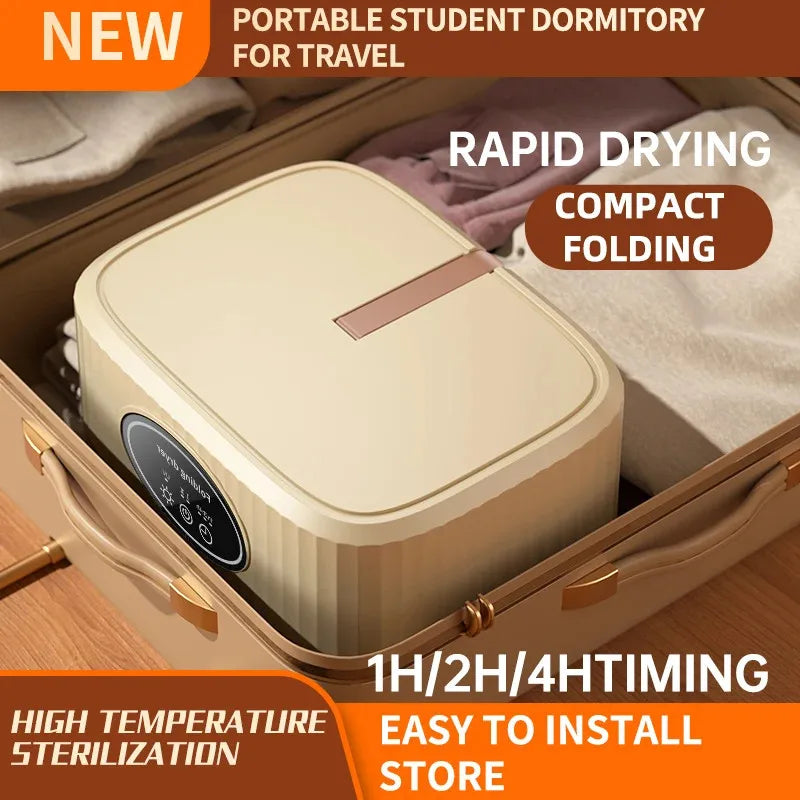 Folded Electric Clothes Dryer Portable Travel Warm Air Dryer