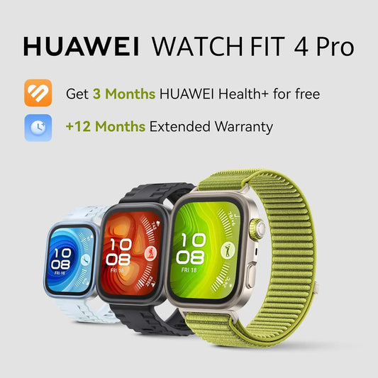 Huawei Watch Fit 4 Pro Smartwatch With ECG And Titanium