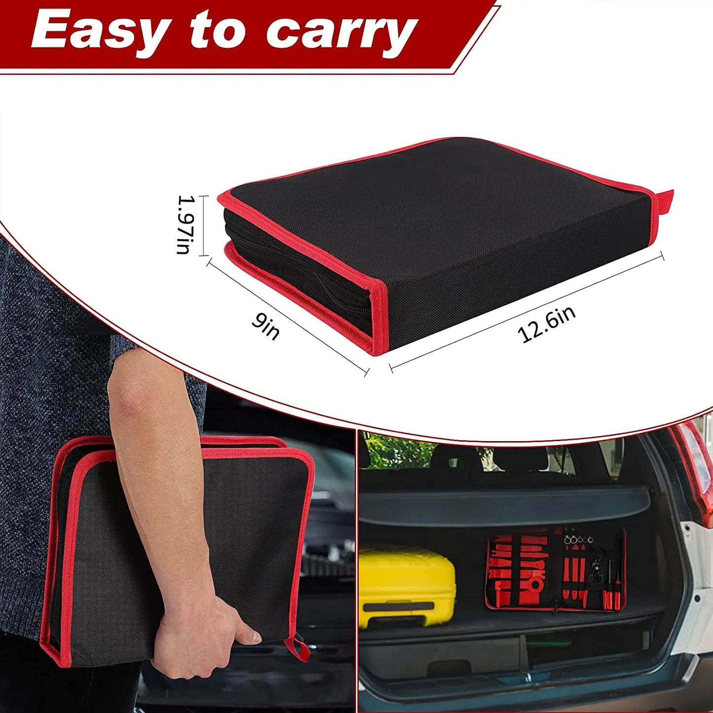 38Pcs Car Interior Disassembly Tool Plastic Panel Trim Removal Set