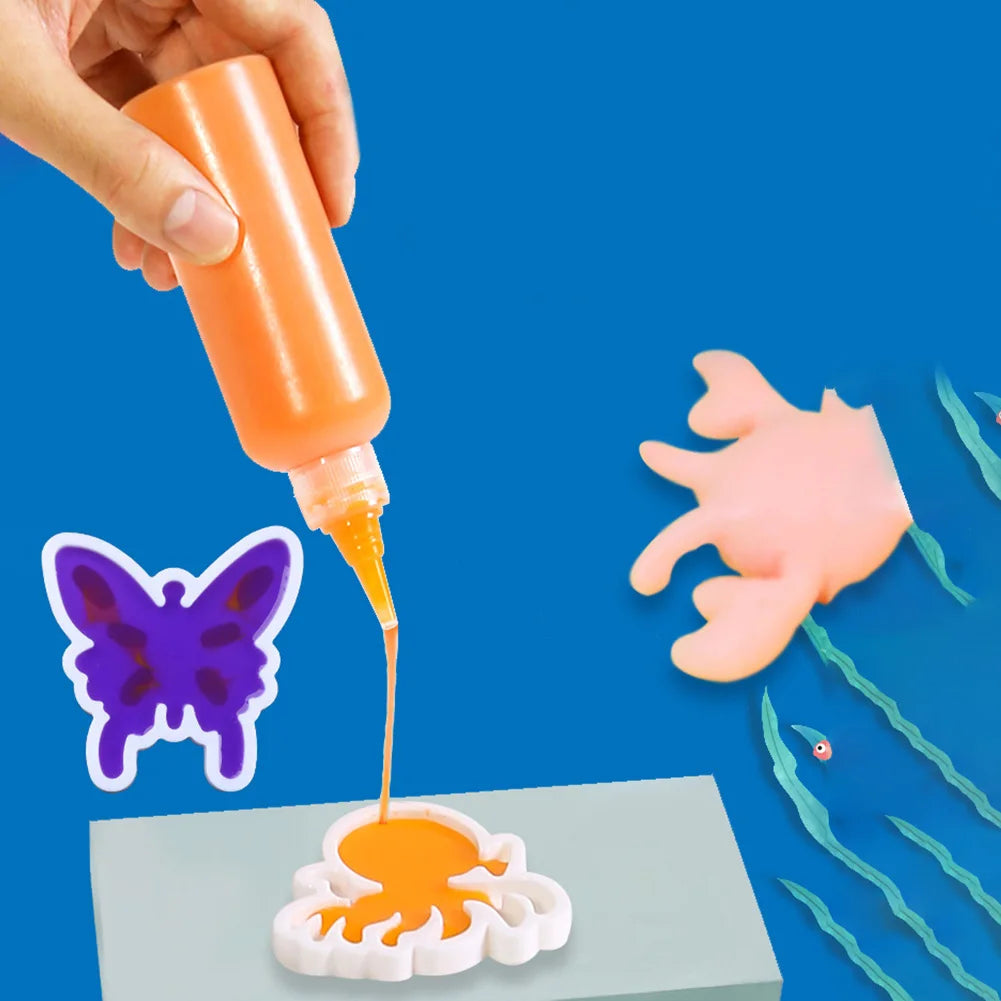 DIY Magic Water Elf Toys Kids Handmade Craft Painting Stickers