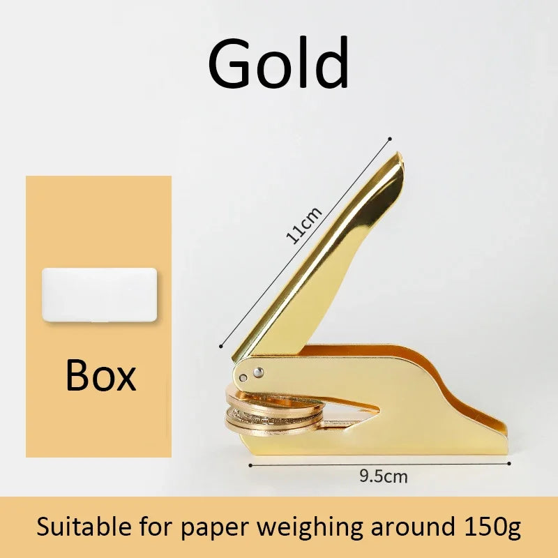 Logo Customized Embossed Stamp Emblem Embossing Machine