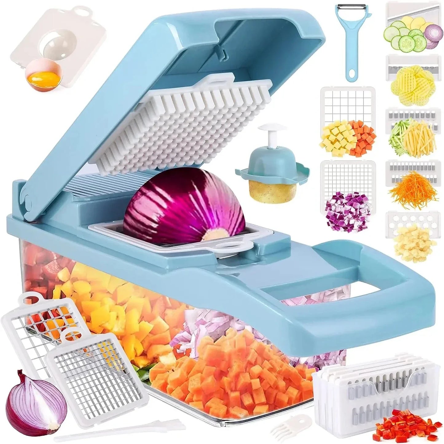 12 In 1 Multifunctional Vegetable Cutter And Food Chopper