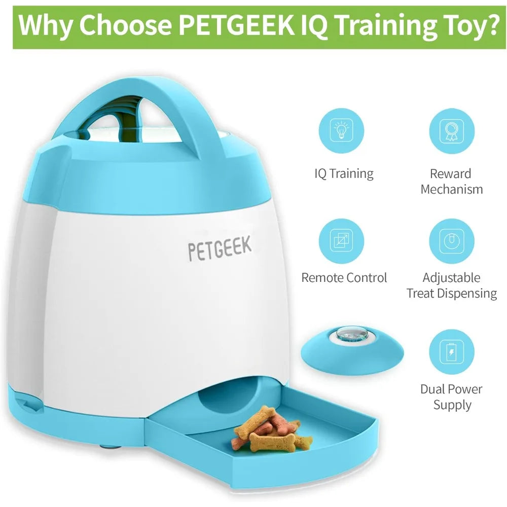 Automatic Dog Treat Dispenser Interactive Dogs Toys Treat Dispensing