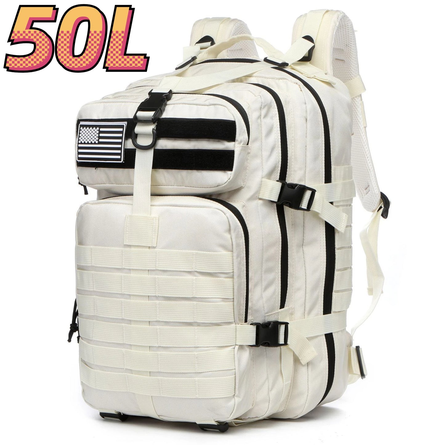 25L/50L 1000D Nylon Waterproof Trekking Fishing Hunting Bag