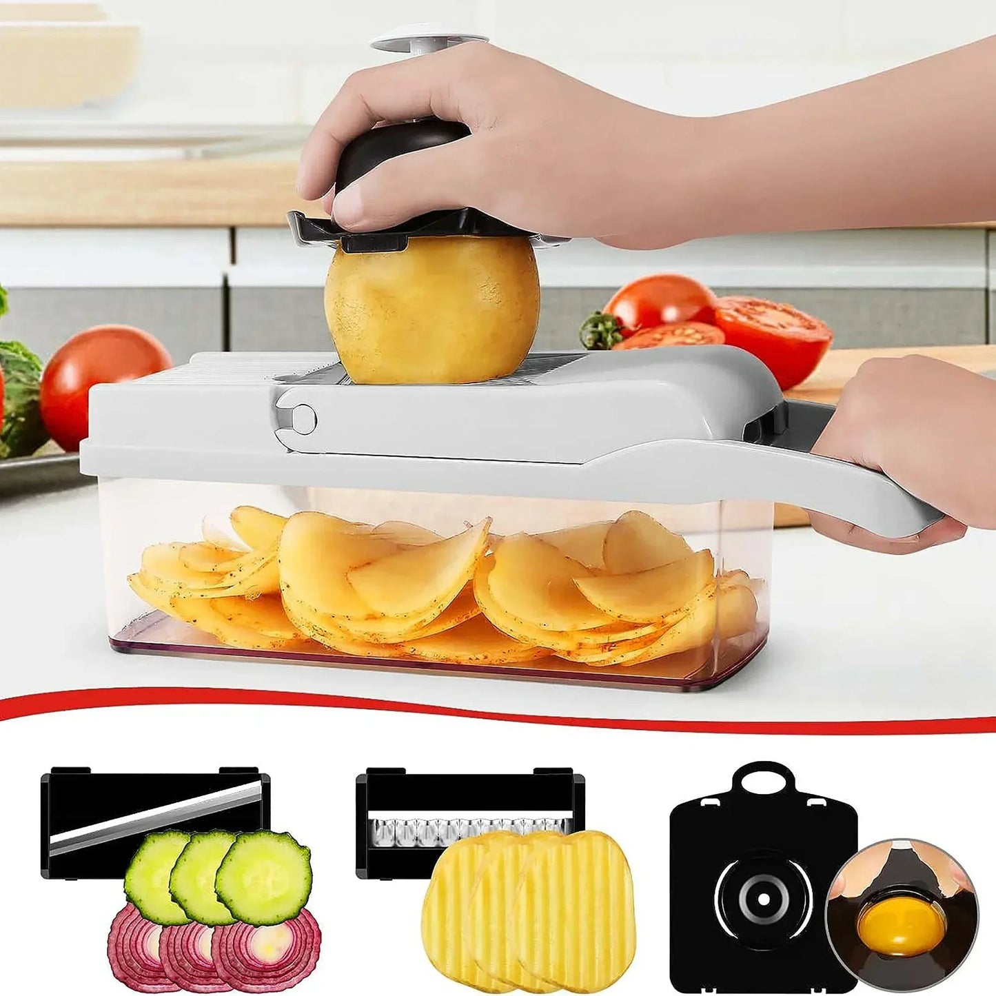 12 In 1 Multifunctional Vegetable Cutter And Food Chopper