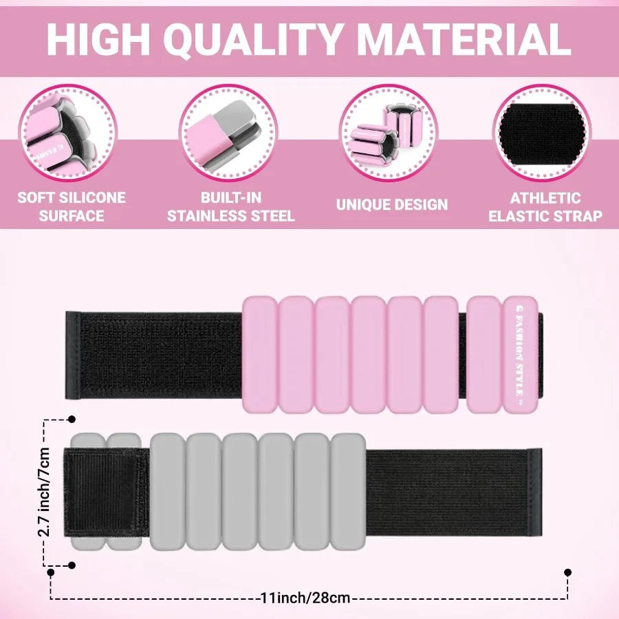 LISM Adjustable Wrist And Ankle Weights For Running And Walking