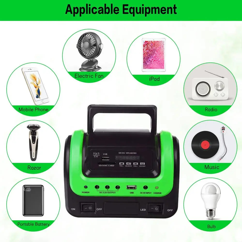 Portable Solar Generator Station Emergency Power for Camping