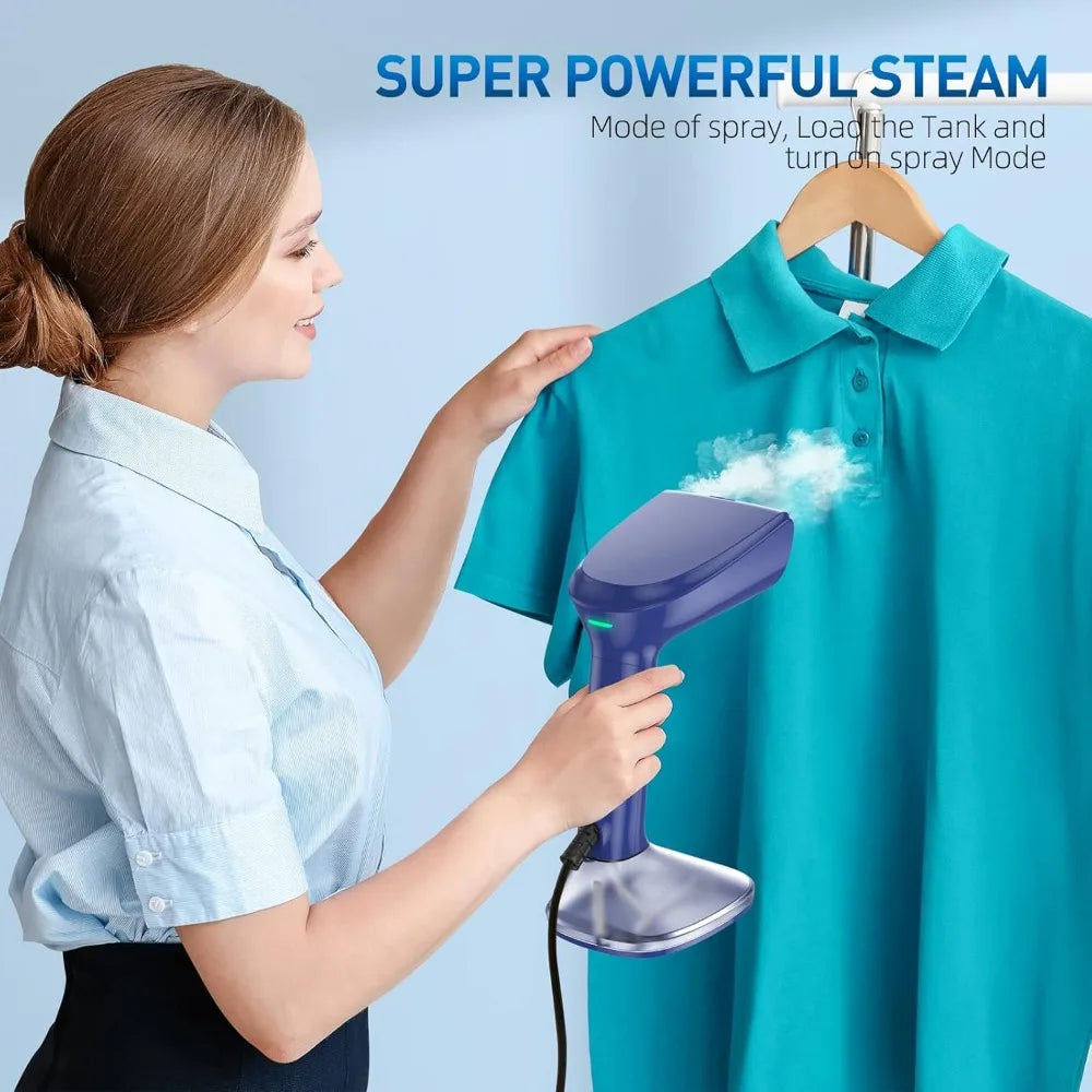 Steamer for Clothes - 1800W Powerful Steam Easy Use