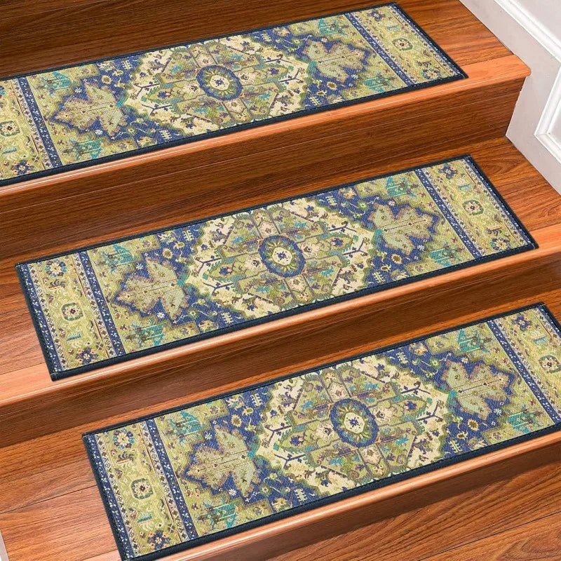 Carpet Stair Treads Non Slip for Wooden Steps 30inch X 8inch