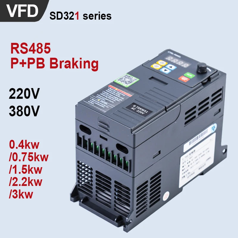 Hars VFD Inverter 220V 380V Variable Frequency Drive