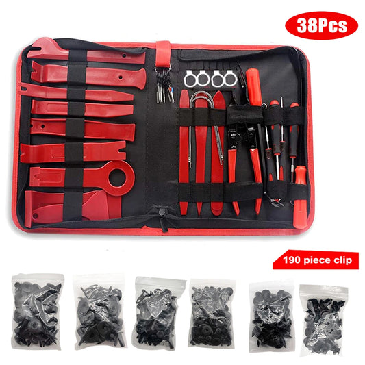 38Pcs Car Interior Disassembly Tool Plastic Panel Trim Removal Set