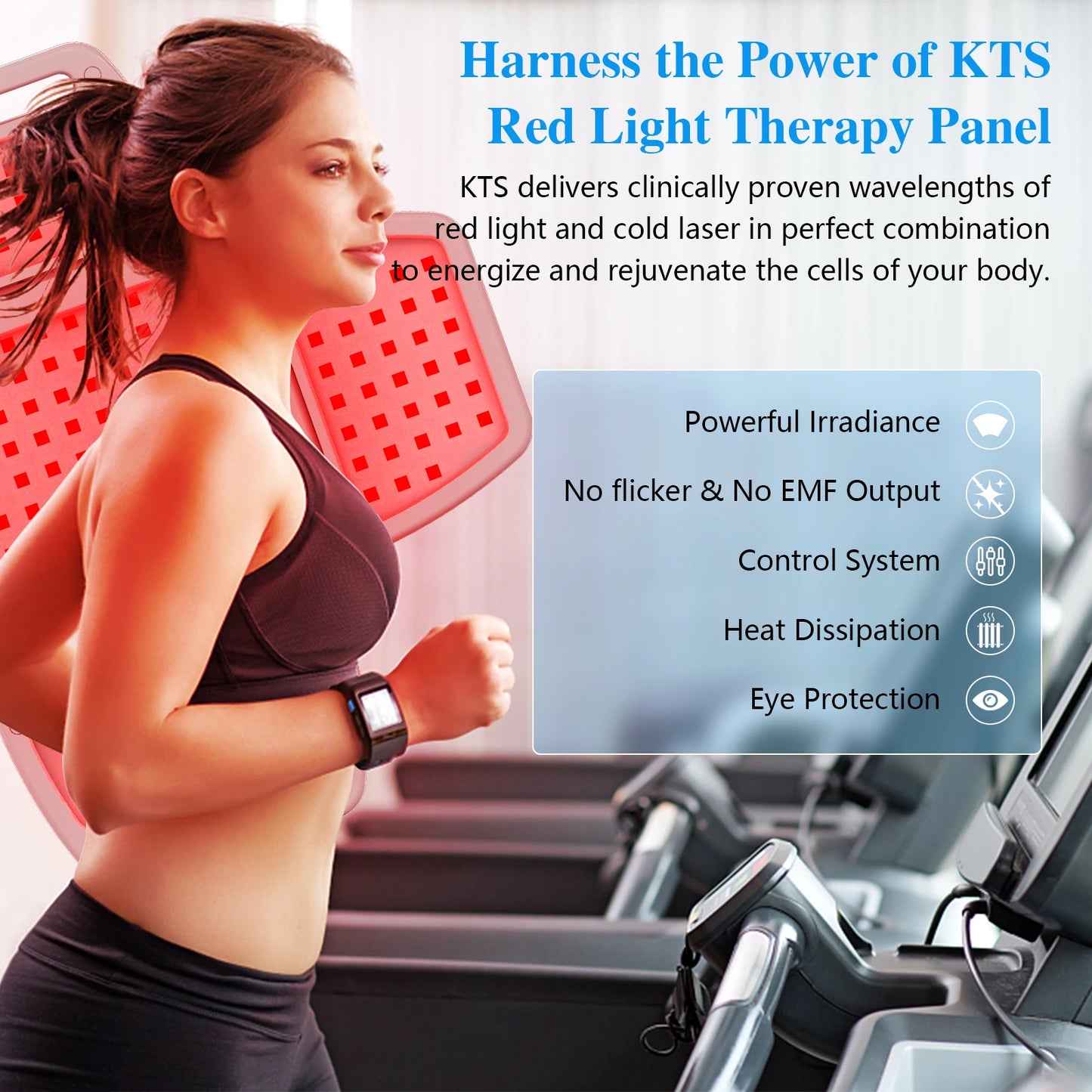 Hign-concerned Red Light Therapy Panel With 312 Diodes