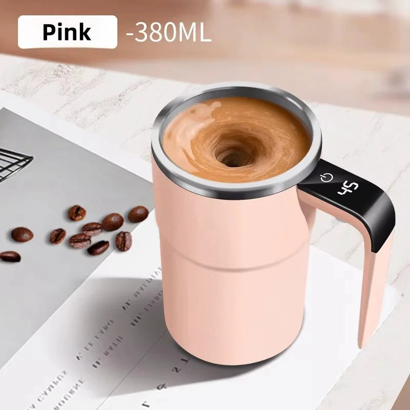New USB Rechargeable Automatic Magnetic Cup Coffee Mug 380ML