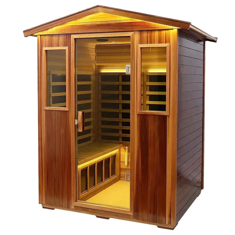 Feature Outdoor Far Infrared Sauna For Home Wellness