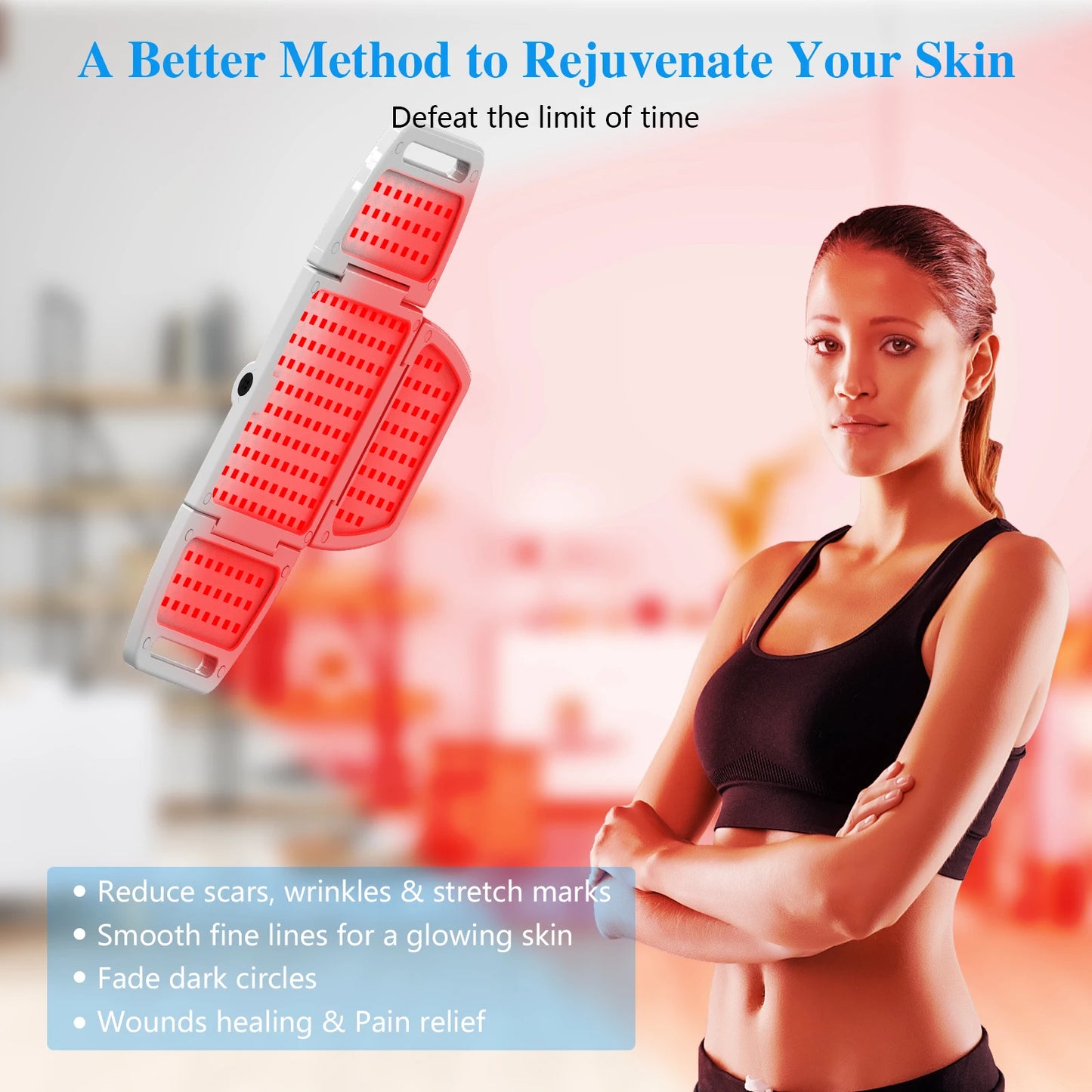 Hign-concerned Red Light Therapy Panel With 312 Diodes