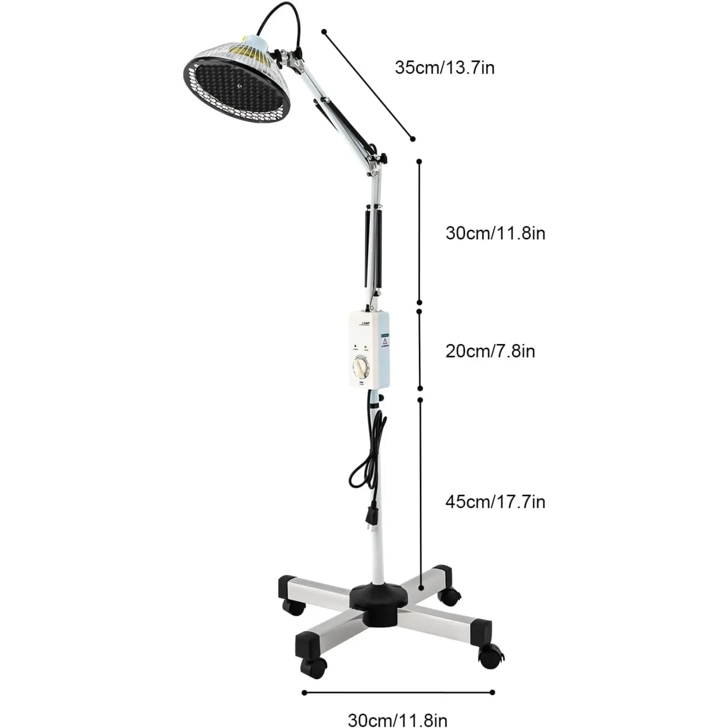 High Concerned Far Infrared Heating Lamp 250W Rotatable