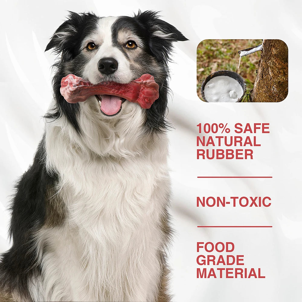 MASBRILL Dog Toys Aggressive Chewers Large Dogs Bone-Shaped Indestructible Nylon Toys