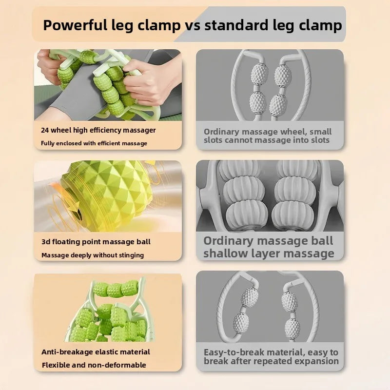High Concerned 23 Roller Leg Massager With Cyclic Compression Therapy