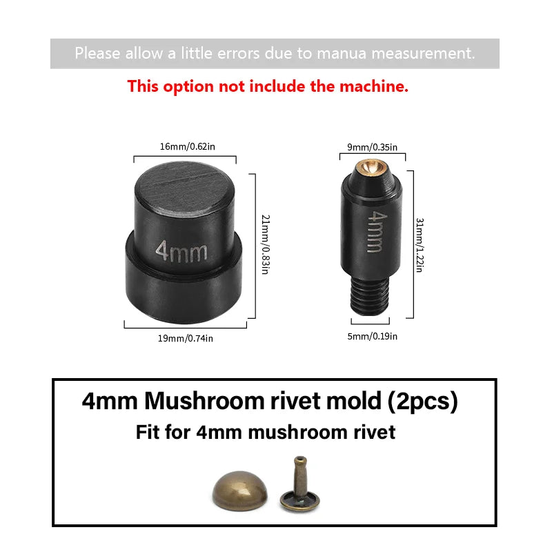 WUTA Manual Button Installation Tool Mute Punching Rivets