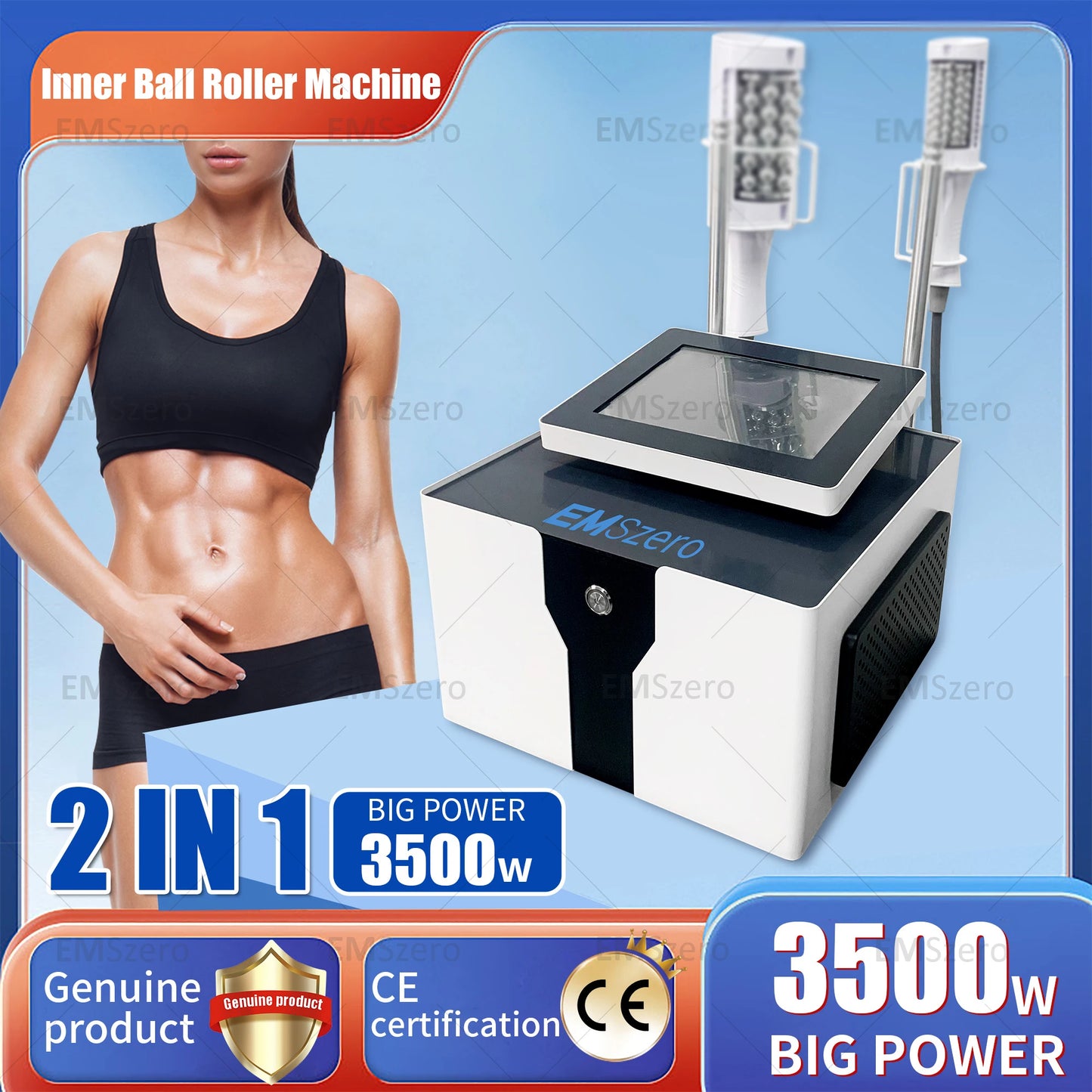 EMSzero Inner Ball Roller Machine for Cellulite Massage