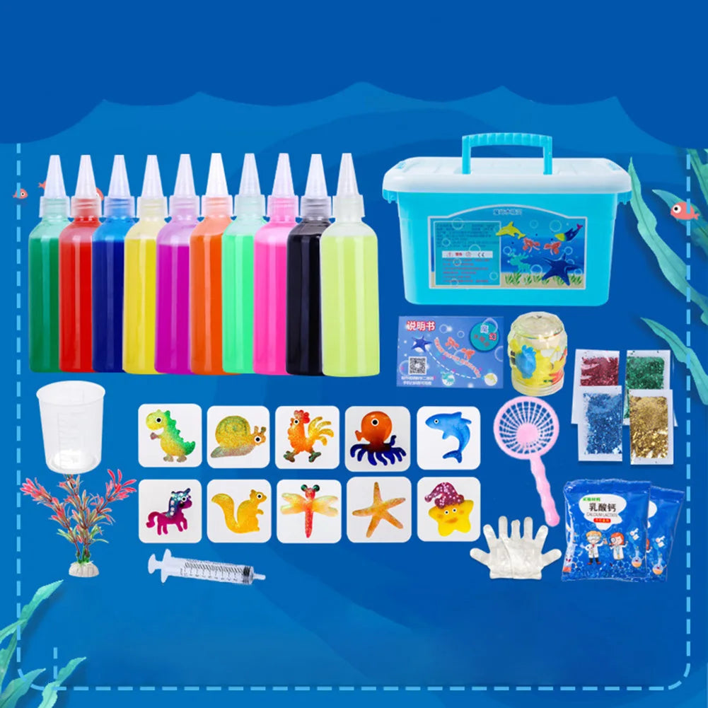 DIY Magic Water Elf Toys Kids Handmade Craft Painting Stickers