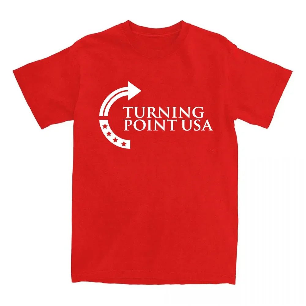 Turning Point Usa Tee American Charlie Kirk Graphic T Shirt