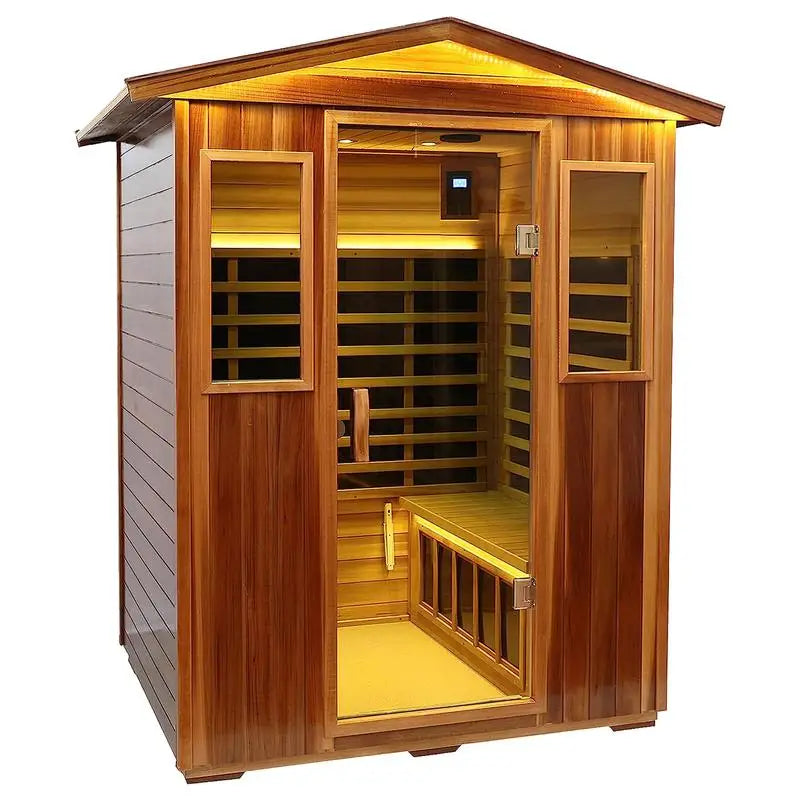 Feature Outdoor Far Infrared Sauna For Home Wellness