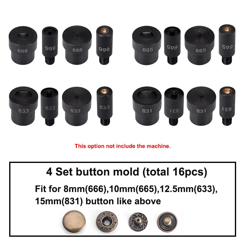 WUTA Manual Button Installation Tool Mute Punching Rivets