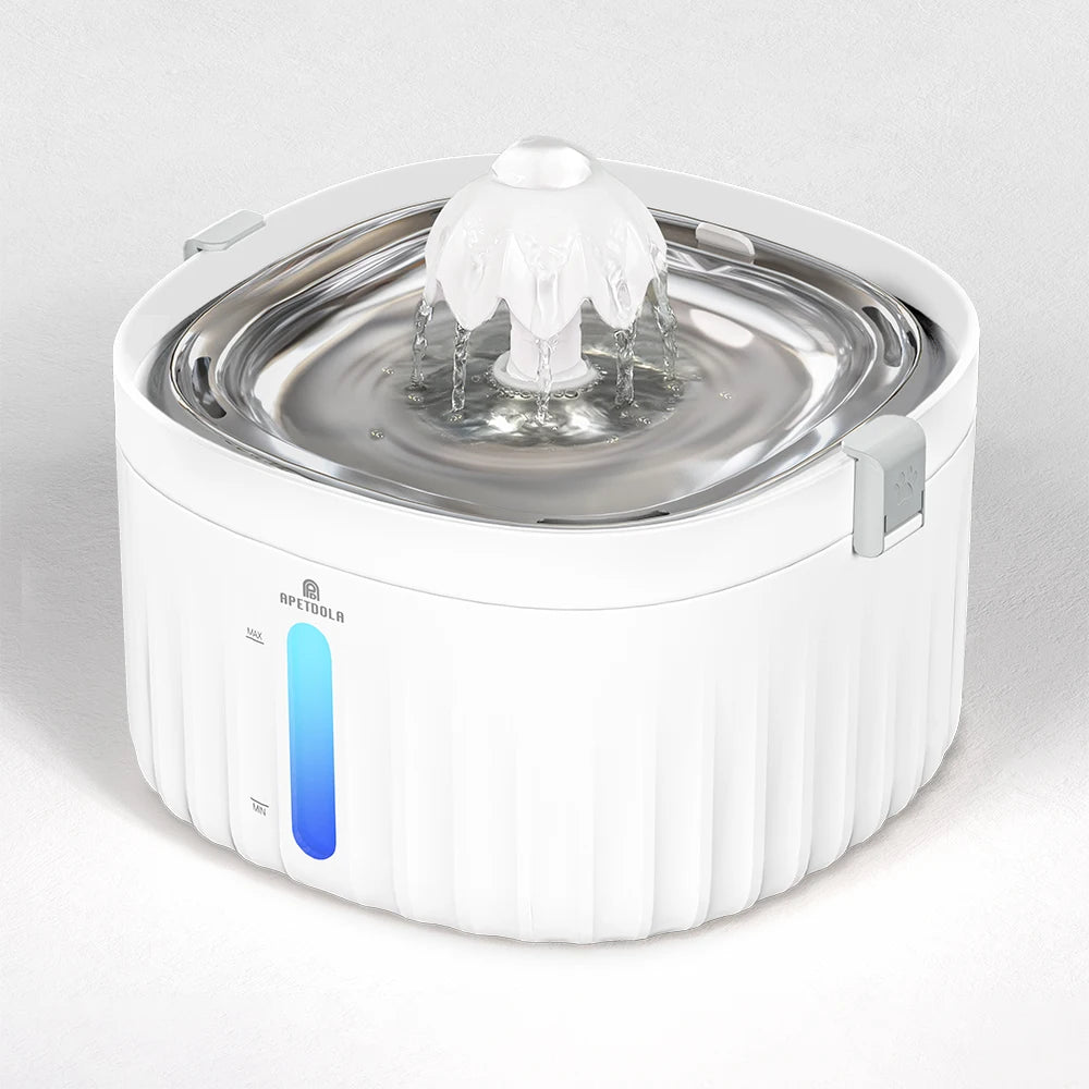 APETDOLA Cat Water Fountain Automatic Pet Water Dispenser