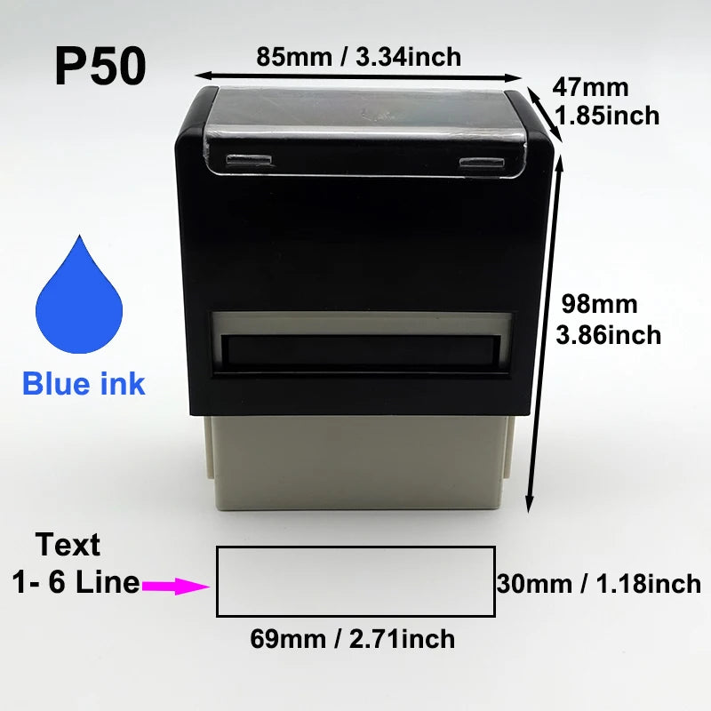 Custom Self-Inking Stamp Customized Self-Inking Rubber Stamps