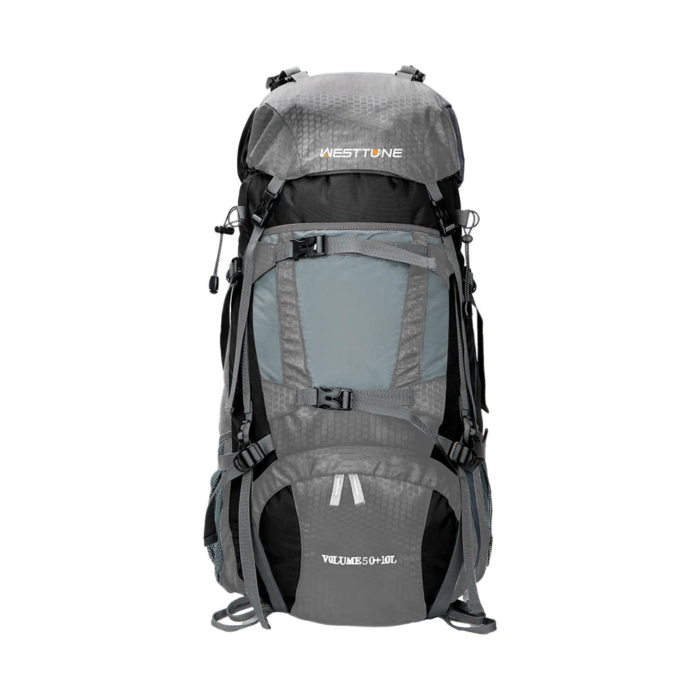 WESTTUNE 60L Explorer Internal Frame Backpack for Travel