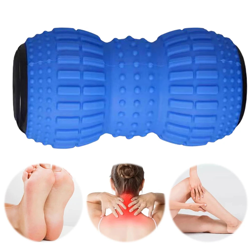 MoJoyce Massage Ball Ergonomic Vibrating Roller Rechargeable 3 Speed