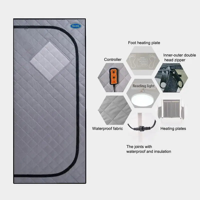 Feature Portable Infrared Sauna Tent For Home Spa Relaxation