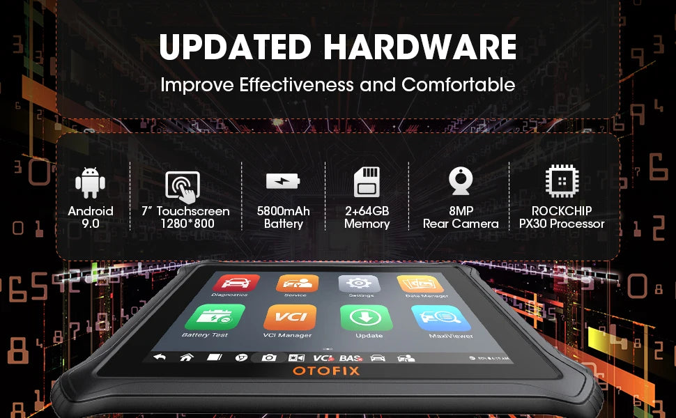 OTOFIX D1 LITE OBD2 Scanner Car Diagnostic Tool Bluetooth Wireless