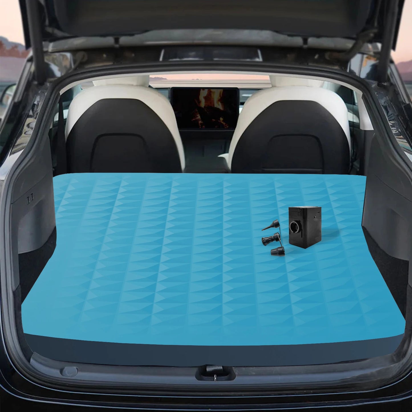 WTVIDAS 3D Self Inflating Tesla Model Y Camping Mattress