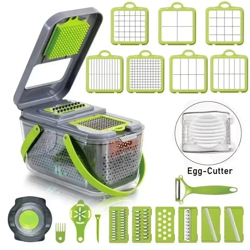 12 In 1 Multifunctional Vegetable Cutter Food Chopper Slicer