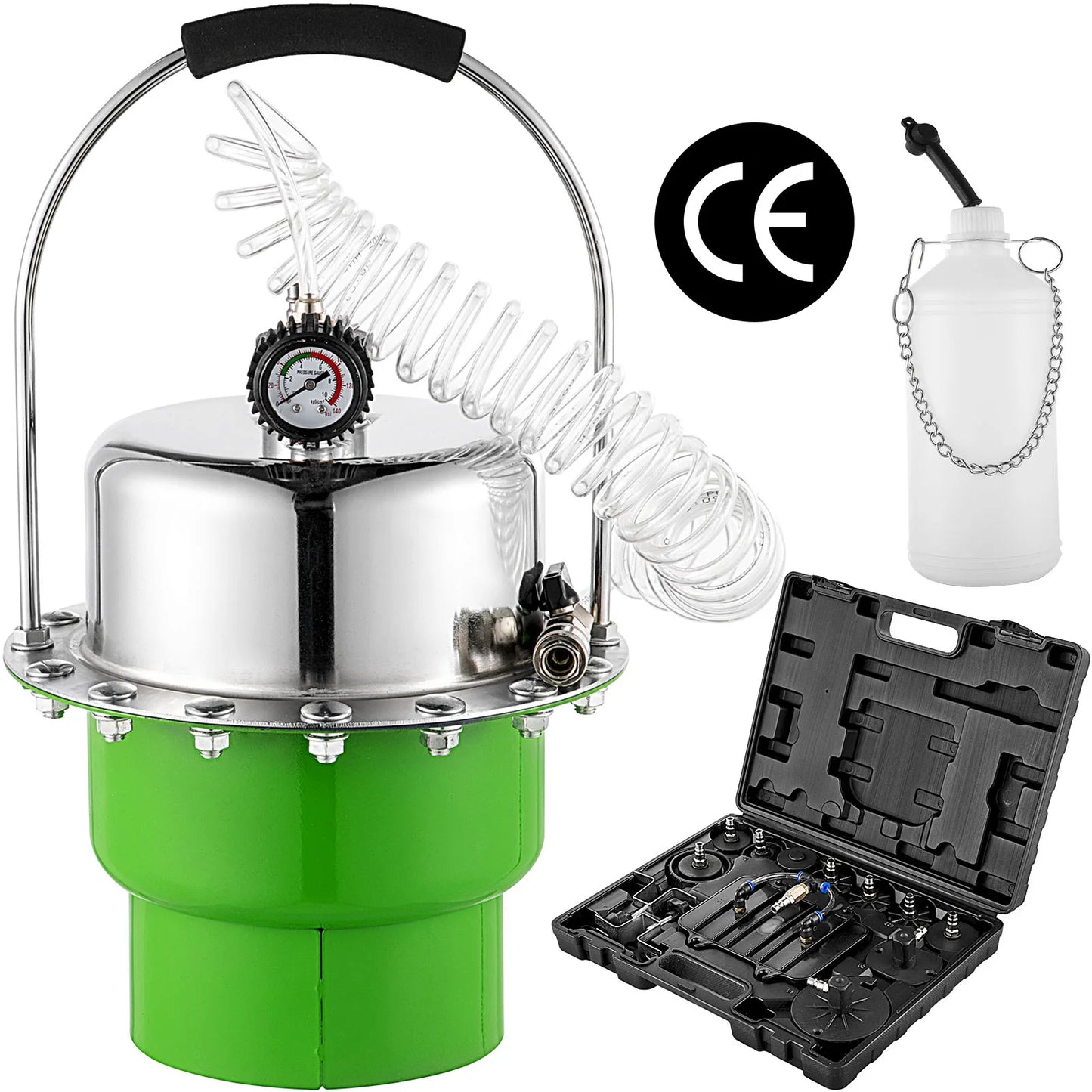 VEVOR Pneumatic Air Pressure Brake Bleeder Kit 5L Tank