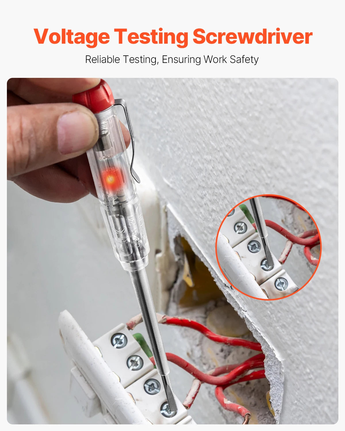 VEVOR Insulated Screwdriver Set Professional Electrical Screwdriver Set 1000V Insulated Electrician Tool Set Magnetic Phillips