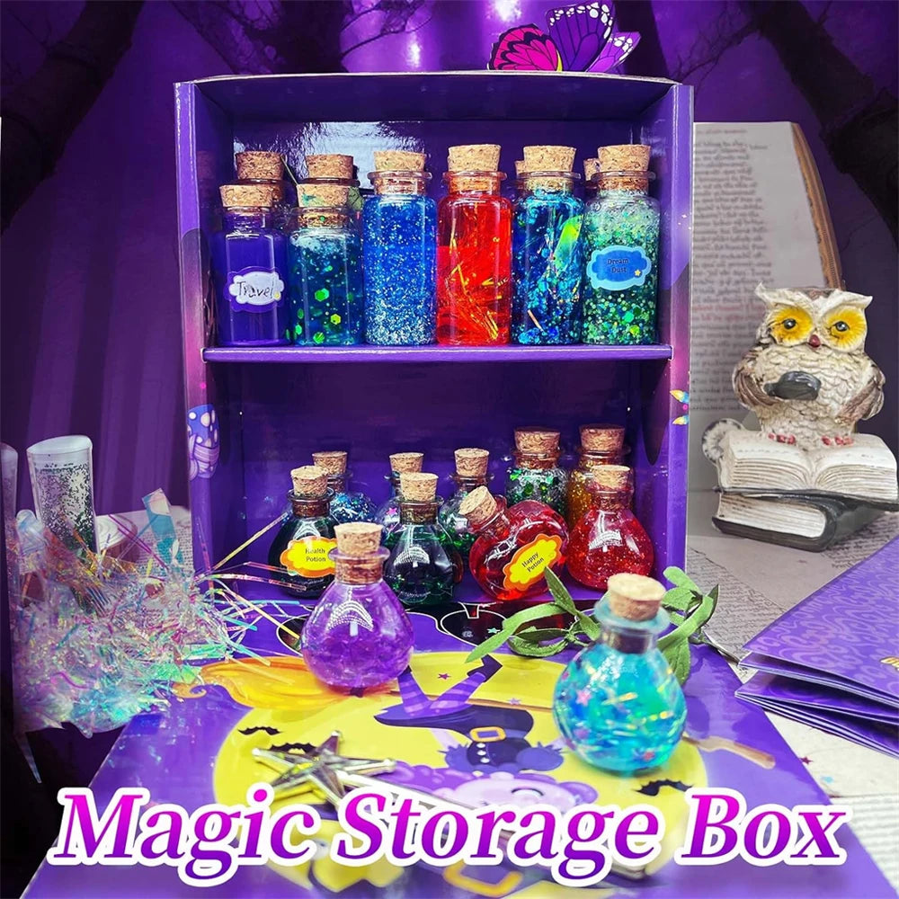 22 Bottles DIY Fairy Magic Potions Kit Halloween Kids Gifts