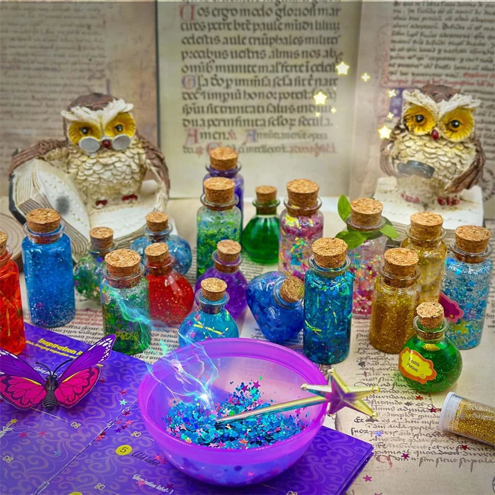 22 Bottles DIY Fairy Magic Potions Kit Halloween Kids Gifts