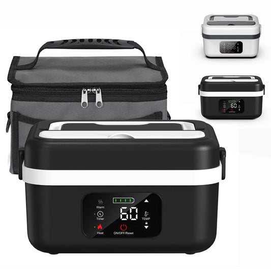 Wireless Electric Insulated Lunch Box With 8000mAh Battery 60 Watt