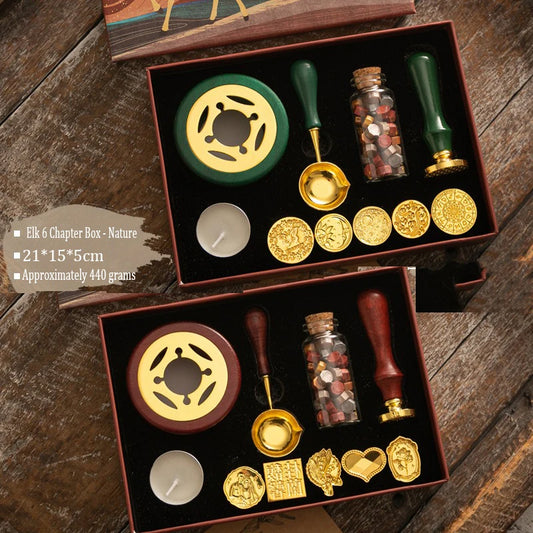 Wax Seal Stamp Set Sealing Wax Set Vintage Kit HCS010