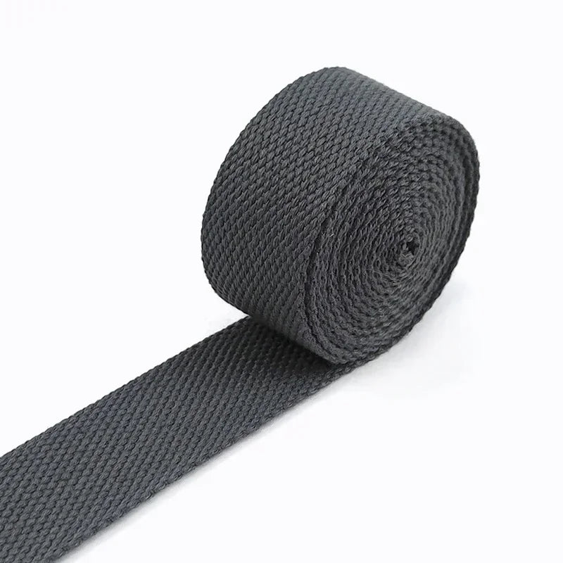 5Meters 20-50mm Cotton Webbing Tapes For DIY Bags Strap