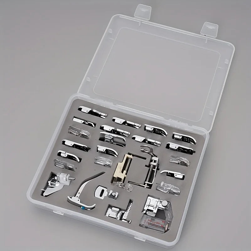 52pcs Professional Sewing Machine Foot Presser Feet Set