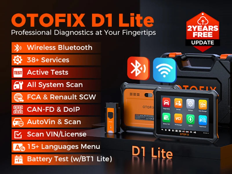 OTOFIX D1 LITE OBD2 Scanner Car Diagnostic Tool Bluetooth