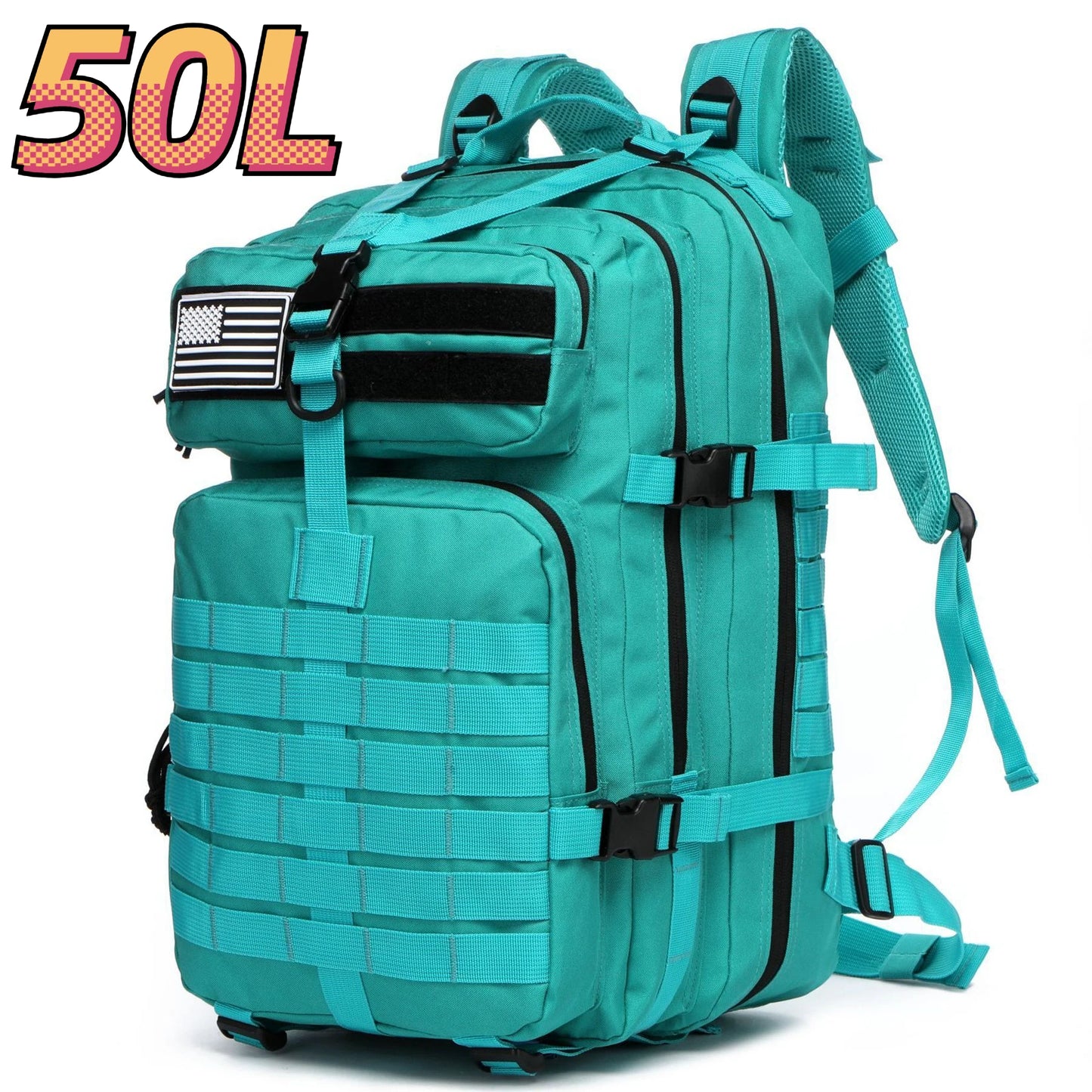 25L/50L 1000D Nylon Waterproof Trekking Fishing Hunting Bag